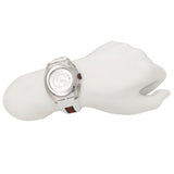 Gucci Sync XXL White Dial White Rubber Strap Watch For Men - YA137102