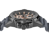 Philipp Plein The Skull Grey Dial Grey Stainless Steel Strap Watch For Men- PWAAA2324