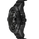 Philipp Plein The Skull Black Dial Black Silicone Strap Watch for Men - PWAAA0721