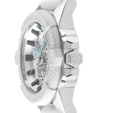 Philipp Plein The Skull White Dial White Silicone Strap Watch for Men - PWAAA1521