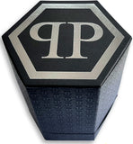 Philipp Plein The Skull Black Dial Black Silicone Strap Watch for Men - PWAAA0721
