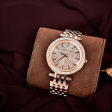 Michael Kors Darci Rose Gold Dial Rose Gold Steel Strap Watch for Women - MK3439