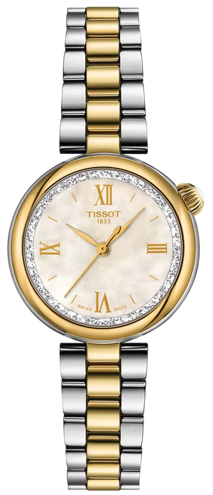 Tissot Desir White Dial 2 Tone Steel Strap Watch for Women - T152.010.22.118.01