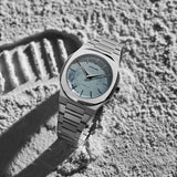 D1 Milano Pluto Ultra Thin Silver Dial Silver Steel Strap Watch for Men - D1-UTBJ18