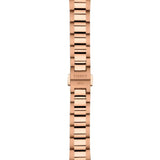 Tissot PR 100 Brown Dial Gold Steel Strap Watch for Women - T150.210.33.291.00