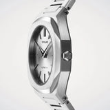 D1 Milano Ultra Thin Silver Dial Silver Steel Strap Watch for Women - D1-UTBL30