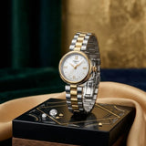 Tissot Desir White Dial 2 Tone Steel Strap Watch for Women - T152.010.22.118.01