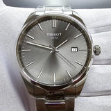 Tissot PR 100 Black Dial Silver Steel Strap Watch for Men - T150.410.11.081.00