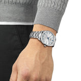 Tissot PR 100 Silver Dial Silver Steel Strap Watch for Men - T150.410.11.031.00