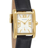 Tory Burch Robinson White Dial Black Leather Strap Watch for Women - TBW1504