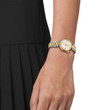 Tissot Desir White Dial 2 Tone Steel Strap Watch for Women - T152.010.22.118.01