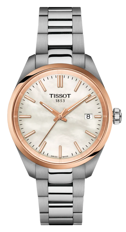 Tissot PR 100 White Dial Silver Steel Strap Watch for Women  - T150.210.21.111.00