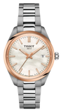 Tissot PR 100 White Dial Silver Steel Strap Watch for Women  - T150.210.21.111.00