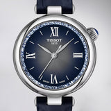 Tissot Desir Deep Blue Dial Navy Blue Leather Strap Watch for Women - T152.010.16.038.01
