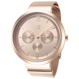 Tommy Hilfiger Lidia Rose Gold Dial Rose Gold Mesh Strap Watch for Women - 1782538