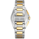 Maserati Velocità Chronograph Black Dial Two Tone Steel Strap Watch for Men - R8873652003