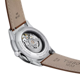 Tissot Chemin des Tourelles Automatic Powermatic 80 Blue Dial Brown Leather Strap Watch for Men - T139.407.16.041.00