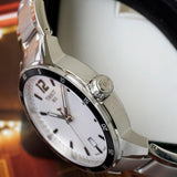 Tissot Quickster White Dial Silver Stainless Steel Strap Watch for Men- T095.410.11.037.00