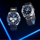 Maserati Velocità Chronograph Blue Dial Silver Steel Strap Watch for Men - R8873652005