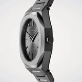 D1 Milano Ultra Thin Grey Dial Grey Steel Strap Watch for Women - D1-UTBL32