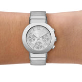 Michael Kors Gramercy Silver Dial Silver Steel Strap Watch for Women - MK7526