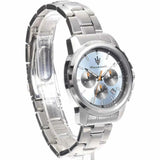 Maserati Successo Chronograph Ice Blue Dial Silver Steel Strap Watch for Men - R8873621044