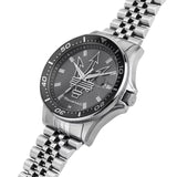 Maserati SFIDA Chronograph Grey Dial Silver Steel Strap Watch for Men - R8853140010