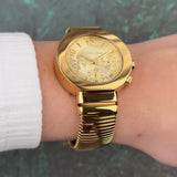 Michael Kors Gramercy Gold Dial Gold Steel Strap Watch for Women - MK7525