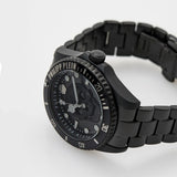 Philipp Plein The $kull Diver Black Dial Black Stainless Steel Strap Watch For Men- PWOAA0922