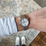 Tissot Desir White Dial Silver Steel Strap Watch for Women - T152.010.11.118.00
