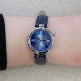 Tissot Desir Deep Blue Dial Navy Blue Leather Strap Watch for Women - T152.010.16.038.01
