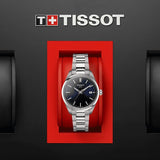 Tissot PR 100 Blue Dial Silver Steel Strap Watch for Women - T150.210.11.041.00