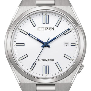 Citizen Tsuyosa Automatic White Dial Silver Steel Strap Watch for Men - NJ0159-86A