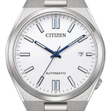 Citizen Tsuyosa Automatic White Dial Silver Steel Strap Watch for Men - NJ0159-86A