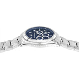 Maserati Attrazione Chronograph Blue Dial Silver Steel Strap Watch for Men - R8853151005
