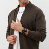 Lacoste Club Black Dial Black Leather Strap Watch for Men - 2011226