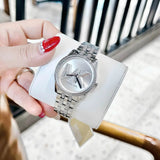 Michael Kors Bryant Silver Dial Silver Steel Strap Watch for Women - MK7542