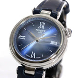 Tissot Desir Deep Blue Dial Navy Blue Leather Strap Watch for Women - T152.010.16.038.01