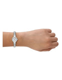 Michael Kors Gramercy Silver Dial Silver Steel Strap Watch for Women - MK7529