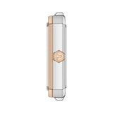Tissot SRV Rose Gold Dial Silver Stainless Steel Strap Watch for Women - T160.110.21.113.00