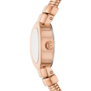 Michael Kors Gramercy Rose Gold Dial Rose Gold Steel Strap Watch for Women - MK7528