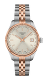 Tissot Ballade Rose Gold Dial Two Tone Stainless Steel Watch for Women - T156.210.22.031.01