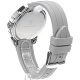 Maserati Successo Chronograph Grey Dial Grey Rubber Strap Watch for Men - R8871621043