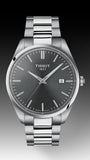 Tissot PR 100 Black Dial Silver Steel Strap Watch for Men - T150.410.11.081.00
