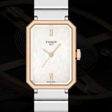 Tissot SRV Rose Gold Dial Silver Stainless Steel Strap Watch for Women - T160.110.21.113.00