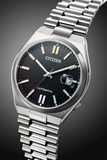 Citizen Tsuyosa Automatic Black Dial Silver Steel Strap Watch for Men - NJ0151-53E