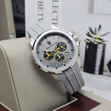 Maserati Successo Chronograph Grey Dial Grey Rubber Strap Watch for Men - R8871621043