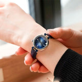 Tissot Desir Deep Blue Dial Navy Blue Leather Strap Watch for Women - T152.010.16.038.01