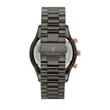 Maserati Tradizione Chronograph Black Dial Black Steel Strap Watch for Men - R8873646001