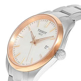 Tissot PR 100 White Dial Silver Steel Strap Watch for Women  - T150.210.21.111.00